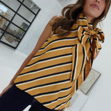 Jordana Sleeveless Blouse - Mustard