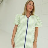 This or That Mini Dress - Lime