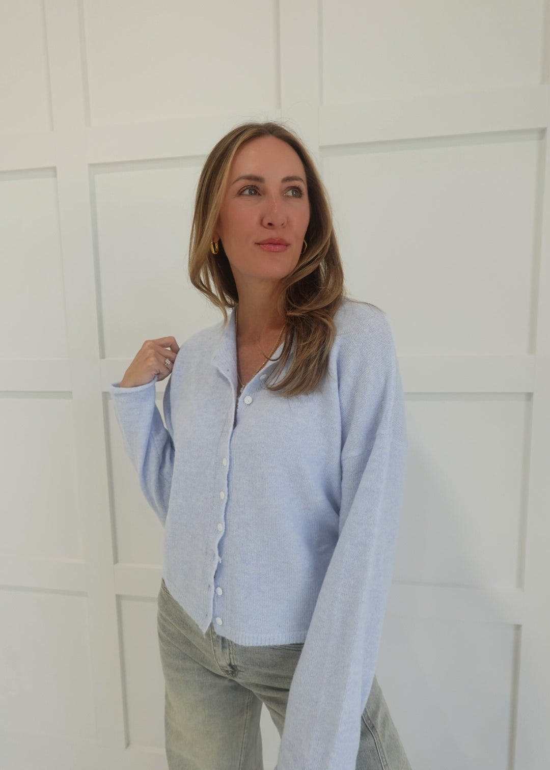 Cadence Cardi - Baby Blue