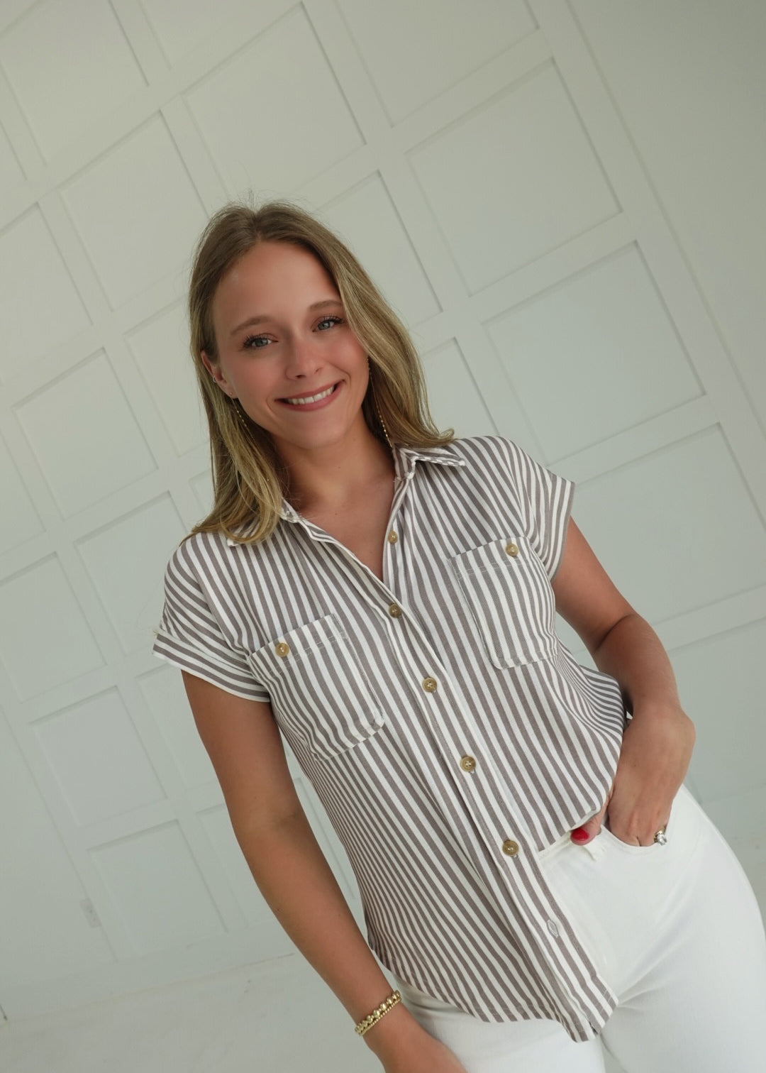 Connecticut Blouse - Mocha