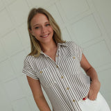 Connecticut Blouse - Mocha