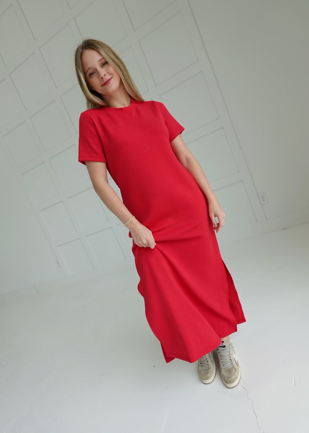 Effort is There Maxi Dress - Red