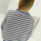 Crochet Babe Cardi - Dusty Blue
