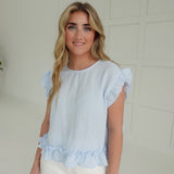 Off The Coast Top - Baby Blue