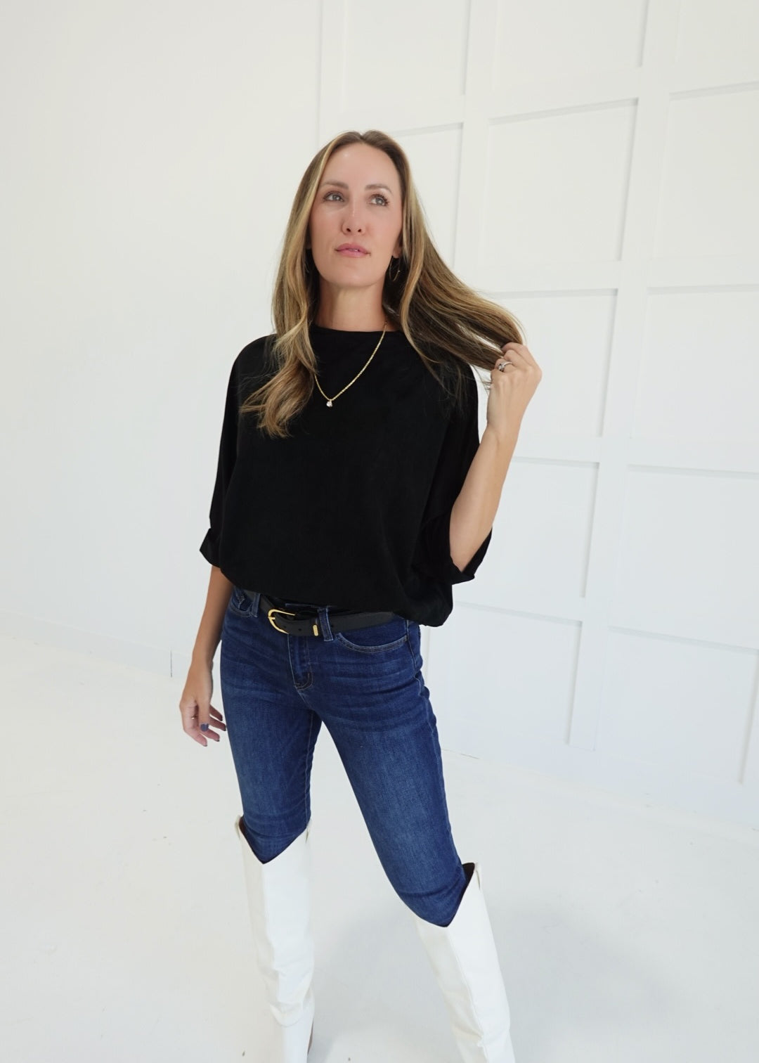 Hometowns in Fall Top - Black