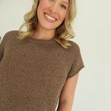 Mayson Knit Top - Mocha