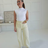 Ari Cropped Pants - Honey