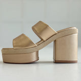 Graham Platform Heel - Gold - Matisse