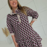 Breakers Floral Dress - Brown