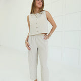 Taysia Striped Set