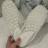 Capri Jelly Mule - White