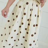 Frenchie Skirt Set - Brown