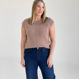 Feeling Fall Sweater Top - Tan