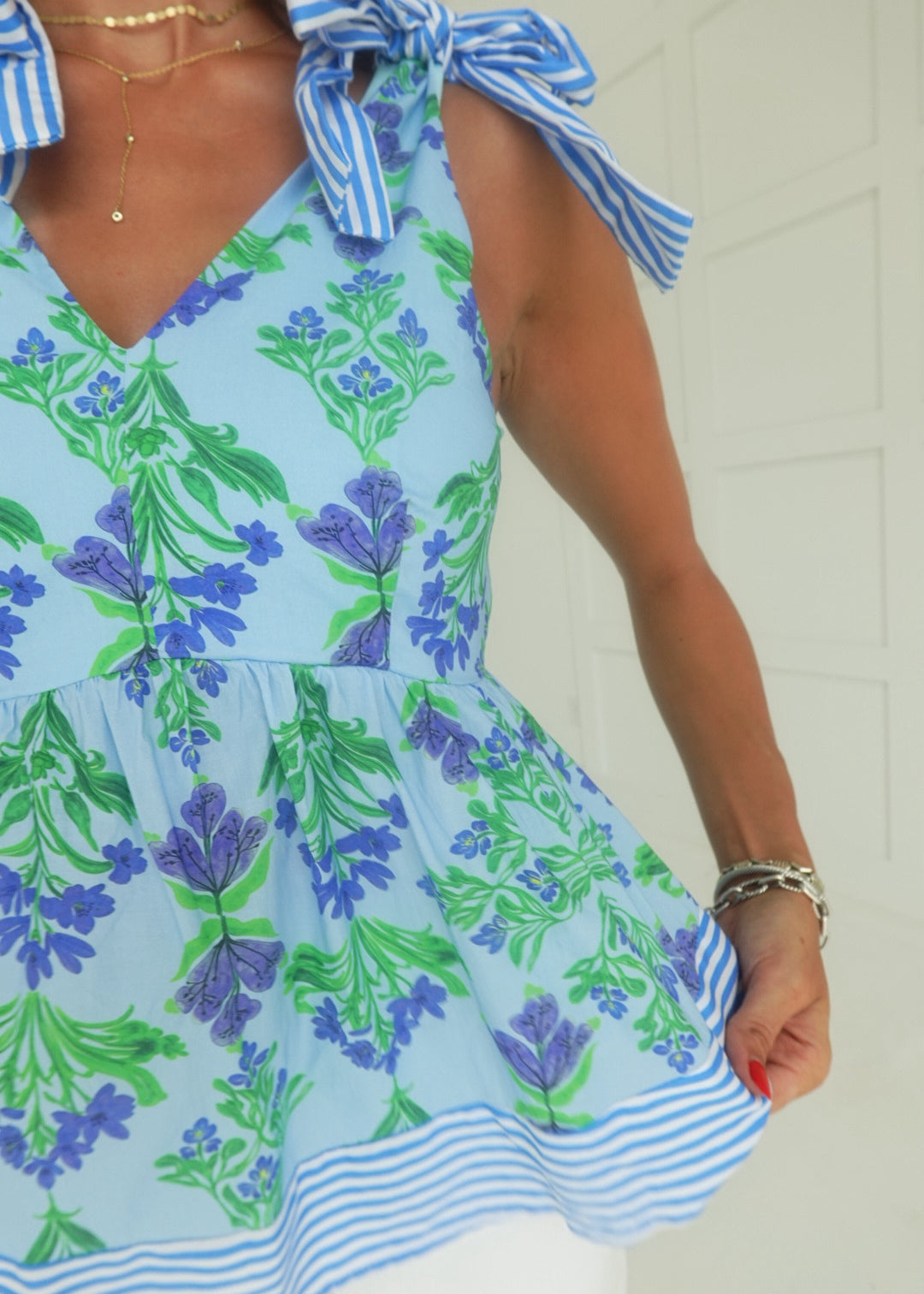 Hello Summer Top - Blue