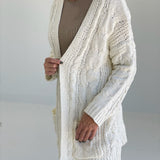 Coziest Chenille Cardigan - Ivory