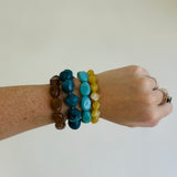 Boho Stretch Bracelet - Turquoise