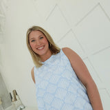Lorelei Shift Dress - Light Blue
