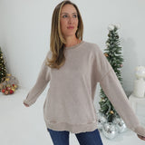 Easier Said Pullover - Ash Mocha