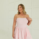 Fritzer Mini Dress - Soft Pink