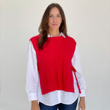 Not A Problem Sweater Vest - Red