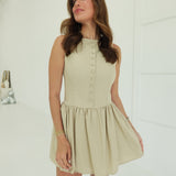 Connor Mini Dress - Khaki