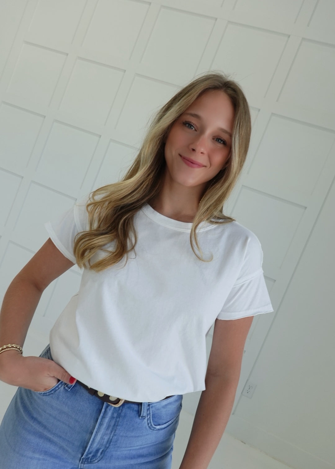 Just a Basic Tee - White