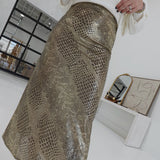 Pyro Midi Skirt - Taupe