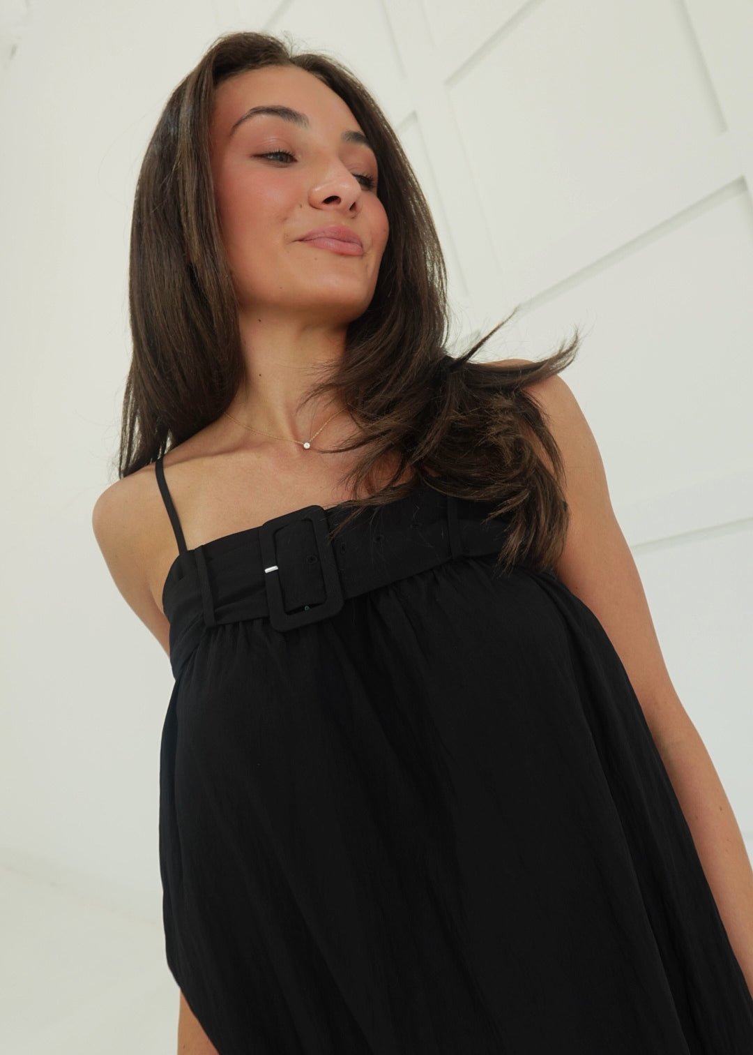 Buckle Down Top - Black