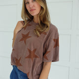 Comet Tee - Chestnut