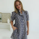 Doodle Dru Mini Dress - Midnight