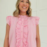 The Frolic Top - Pink Blossom