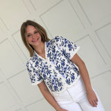 Lowen Button Blouse