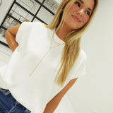 Leisure Wear Sleeveless Top - Ivory