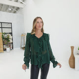 Edge of Youth Blouse - Hunter