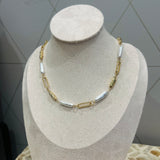 Assorted Pearl Chain Necklace - G