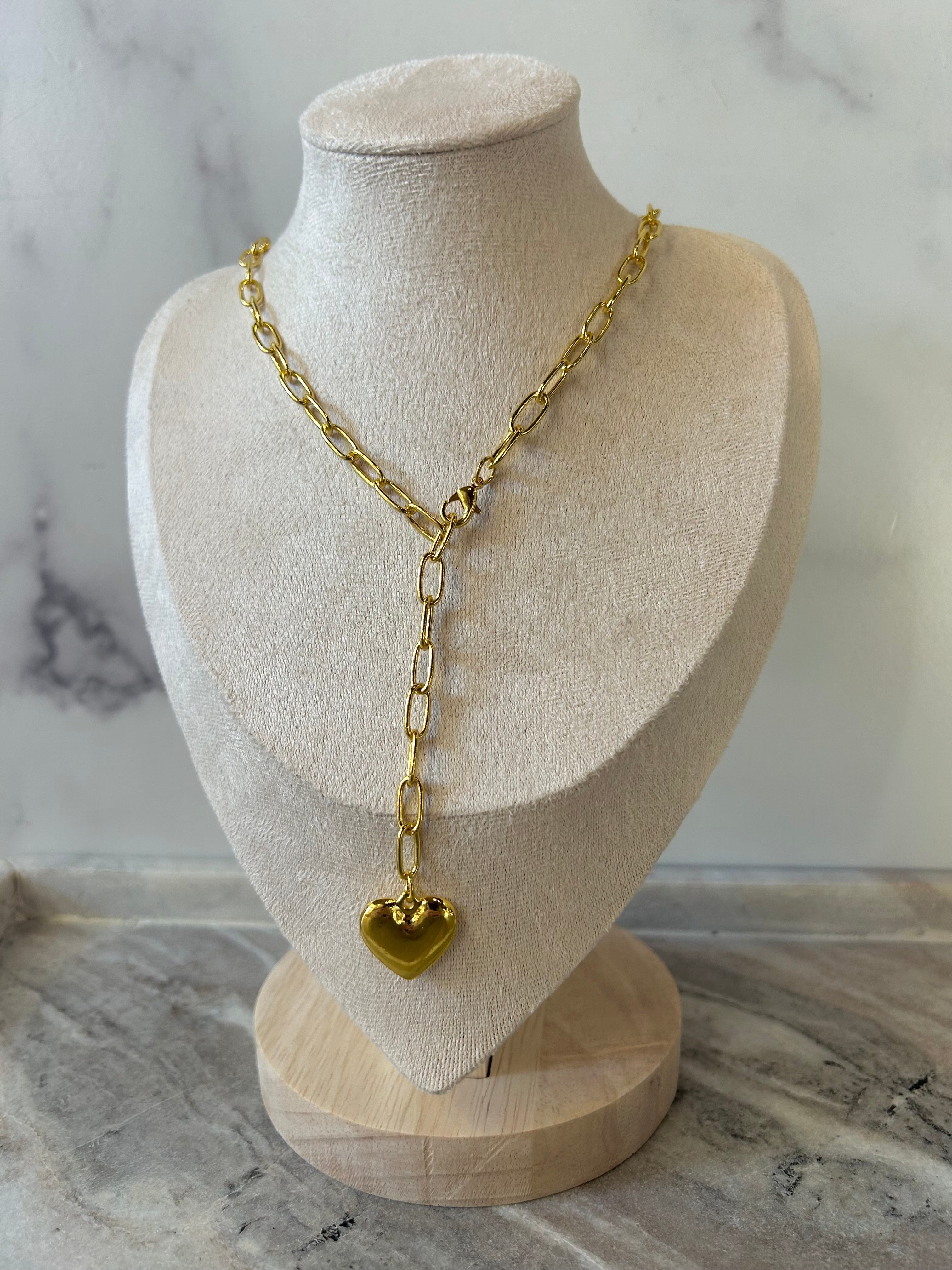 Y-Heart Necklace