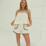 Sunkissed Scalloped Set - Natural