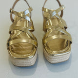 Darya Platform Wedge - Gold