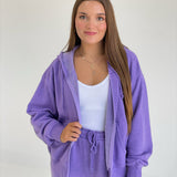 Tranquil Oversized Jacket - Lavender