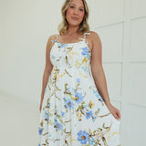 Waverly Midi Dress - Ivory Multi
