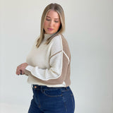 BorderLine Sweater - Ivory