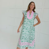Wilshire Midi Dress - Green