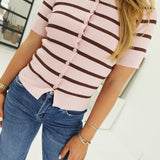 Davey Cardi Top - Pink