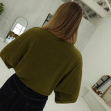Castor Slouch Top - Olive