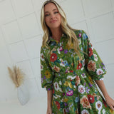 The Founders Mini Dress - Olive