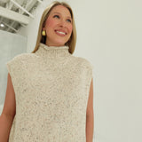 Ronnie Sleeveless Sweater - Oatmeal