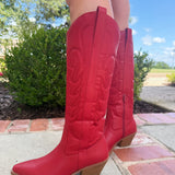 Dixie Western Boot - Red - Coconuts by Matisse