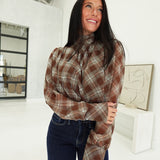 Craven Plaid Top
