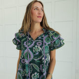 Barbs Flutter Sleeve Top