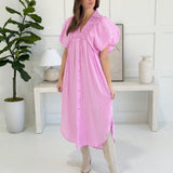 Darcy Midi Dress - Pink